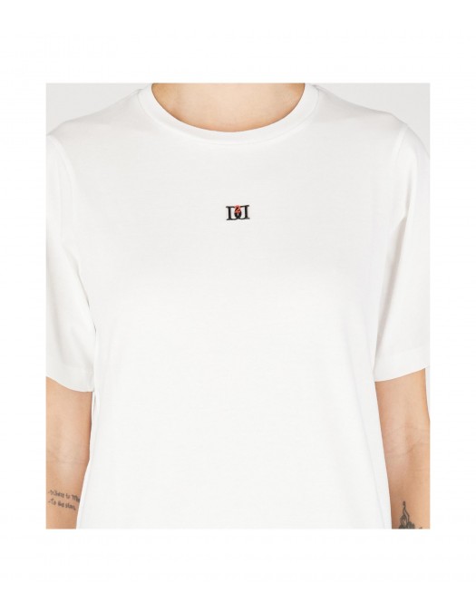 Tricou DSQUARED2, Full White, Logo Frontal - S75GD0445S24668100