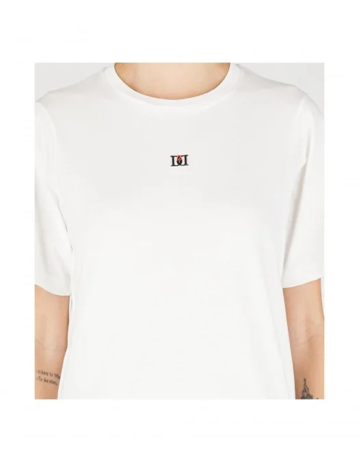 Tricou DSQUARED2, Full White, Logo Frontal - S75GD0445S24668100 Tricou DSQUARED2, Full White, Logo Frontal - S75GD0445S24668100