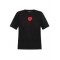 Tricou DSQUARED2, Red Heart, Black