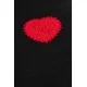 Tricou DSQUARED2, Red Heart, Black - S75GD0448S24668900 Tricou DSQUARED2, Red Heart, Black - S75GD0448S24668900