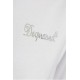 Tricou DSQUARED2, Logo Shimmering, White - S75GD0452D20020100