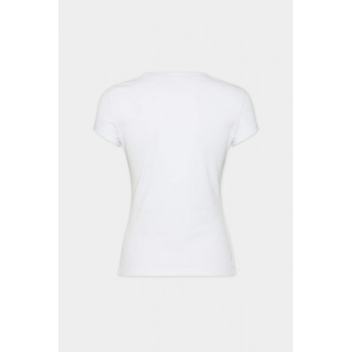Tricou DSQUARED2, Mini Fit Maple Leaf, White