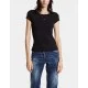 Tricou DSQUARED2, Mini Fit Maple Leaf, Black - S75GD0465D20021900