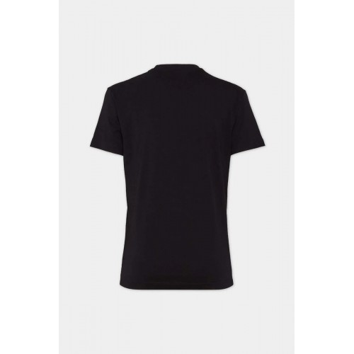 Tricou DSQUARED2, Just Right Fit, Red Label, Black Tricou DSQUARED2, Just Right Fit, Red Label, Black