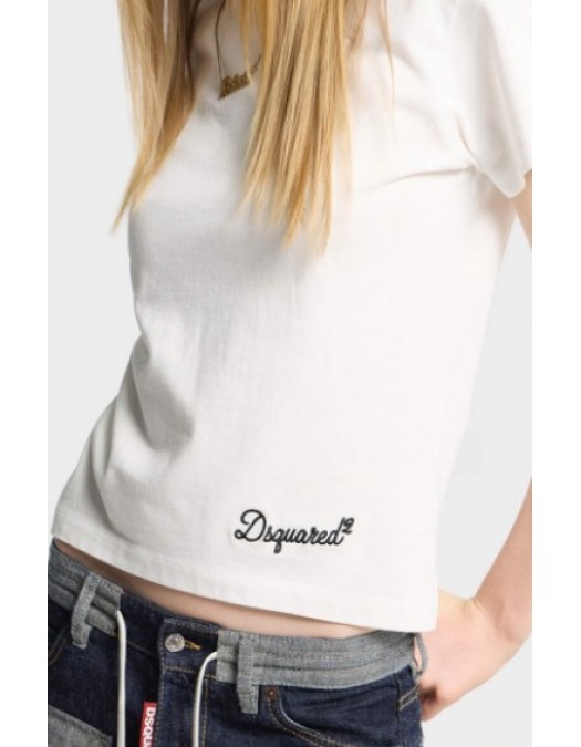 Tricou DSQUARED2, D2 Signature Just Right Fit T-Shirt - S75GD0512D20106100