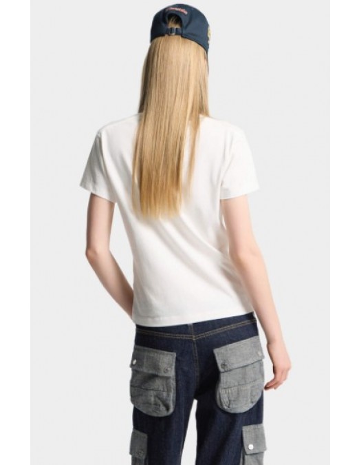 Tricou DSQUARED2, D2 Signature Just Right Fit T-Shirt - S75GD0512D20106100