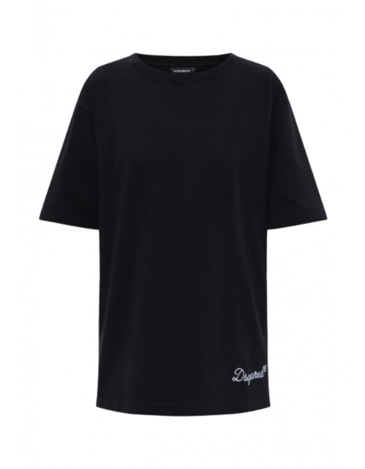 Tricou DSQUARED2, Dsquared2 BLACK T-shirt with logo - S75GD0513D20106900