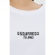 Tricou DSQUARED2, Dsquared2 WHITE T-shirt with print - S75GD0524D20106100