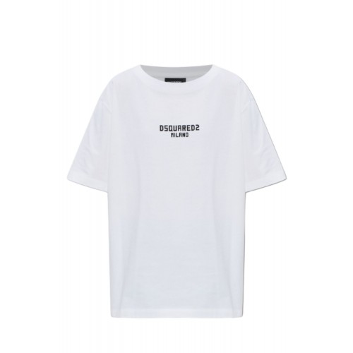 Tricou DSQUARED2, Dsquared2 WHITE T-shirt with print