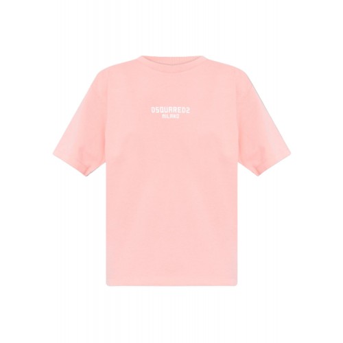Tricou DSQUARED2, Dsquared2 PINK T-shirt with printed logo