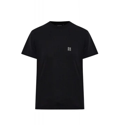 Tricou DSQUARED2, Metal D2 Upside Down Regular Fit T-Shirt