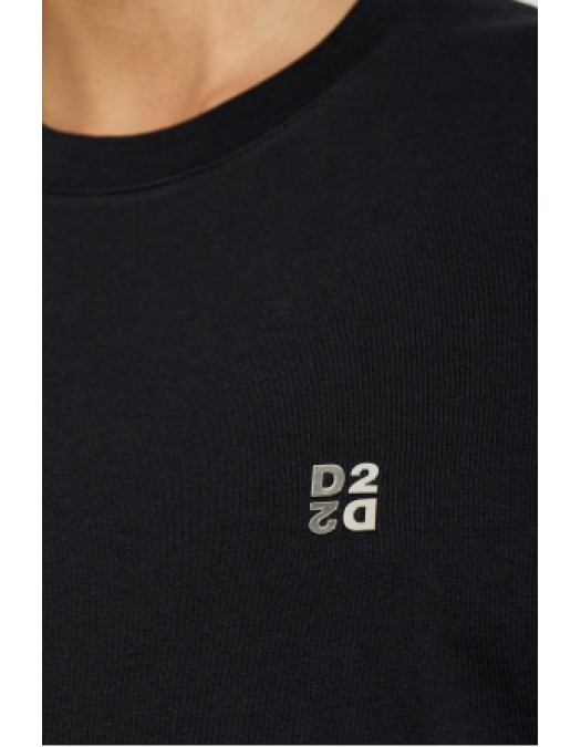 Tricou DSQUARED2, Metal D2 Upside Down Regular Fit T-Shirt - S75GD0531D20136900