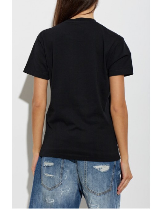 Tricou DSQUARED2, Metal D2 Upside Down Regular Fit T-Shirt - S75GD0531D20136900