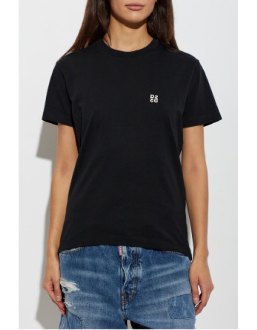 Tricou DSQUARED2, Metal D2 Upside Down Regular Fit T-Shirt - S75GD0531D20136900