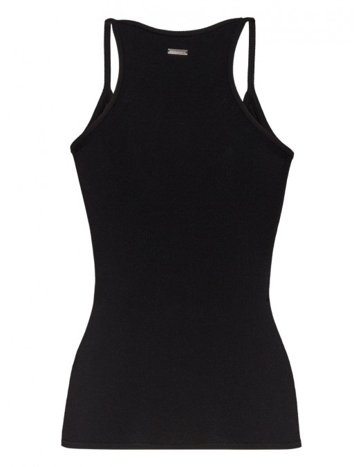 Maieu DSQUARED2, Scoop Neck, Top, Black - S75HA1364D13091900