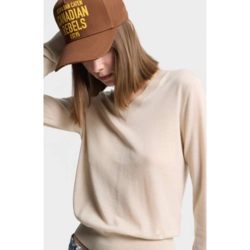 Bluza DSQUARED2, D2 Upside Down V Neck Pullover