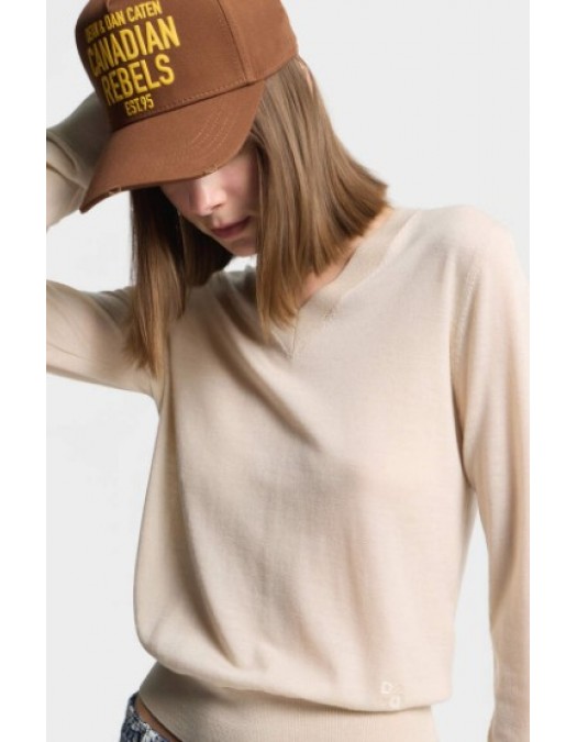 Bluza DSQUARED2, D2 Upside Down V Neck Pullover - S75HA1422D13205736