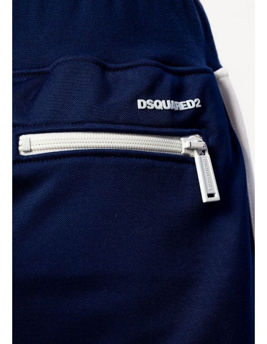 Pantaloni DSQUARED2, Rosu Albastru - S75KB0136477