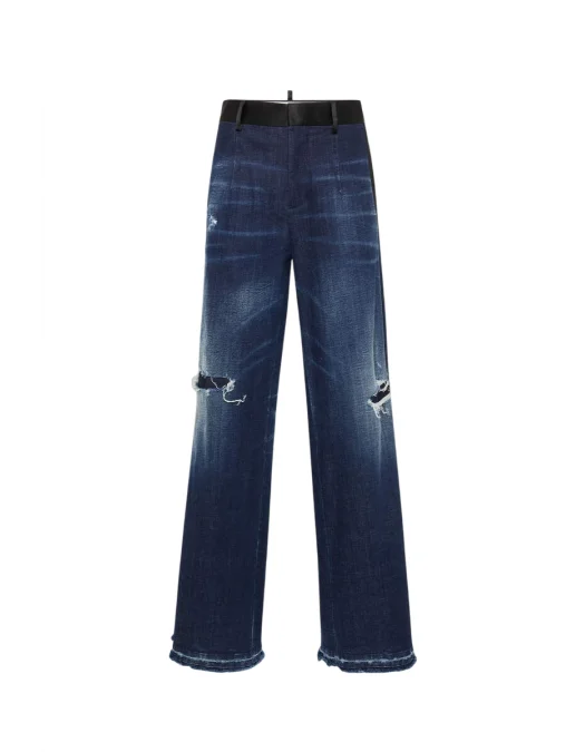 BLUGI DSQUARED2, Dark ripped Tuexdo, Blue - S75KB0453S30664470 BLUGI DSQUARED2, Dark ripped Tuexdo, Blue - S75KB0453S30664470