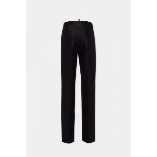 PANTALONI DSQUARED2, Daisy Tuxedo, Wool, Black PANTALONI DSQUARED2, Daisy Tuxedo, Wool, Black