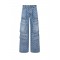 Jeans DSQUARED2, D2 Monogram Light Wash Cargo Jeans