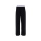 Pantaloni DSQUARED2, BLACK Wide-leg sweatpants - S75KB0565D25028900
