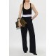 Pantaloni DSQUARED2, BLACK Wide-leg sweatpants - S75KB0565D25028900