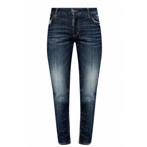 JEANS DSQUARED2, MEDIUM WAIST SKINNY
