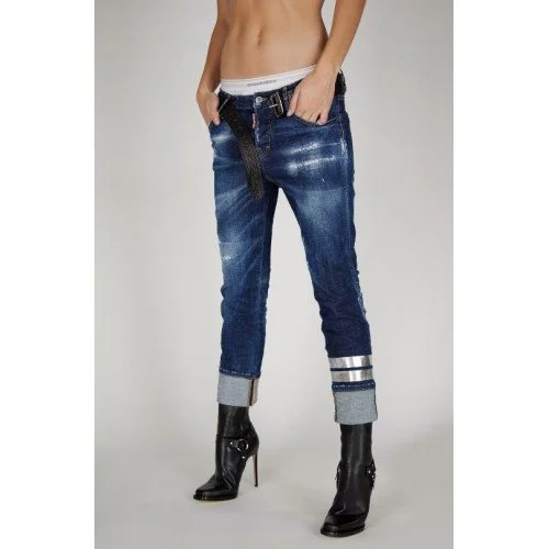 Jeans Dsquared2, Insertie Silver, Denim