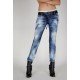 Jeans Dsquared2, Jennifer Cropped Fit, Bumbac, Blue - S75LB0462S30342470
