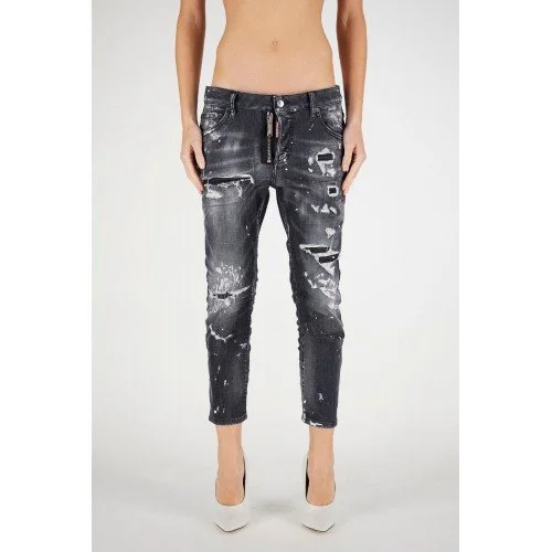 Jeans DSQUARED2, Cool Girl Cropped, Grey