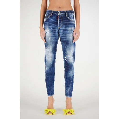 Jeans DSQUARED2, Skinny Dan Jean, Blue Denim