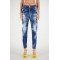 Jeans DSQUARED2, Skinny Dan Jean, Blue Denim
