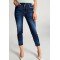 Jeans DSQUARED2, HIGH WAIST CROPPED TWIGGY, Insertie Margele
