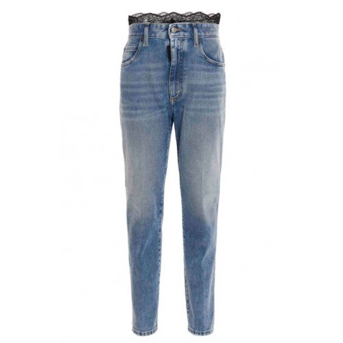 Jeans DSQUARED2, Lace Insert, Twiggy Cropped
