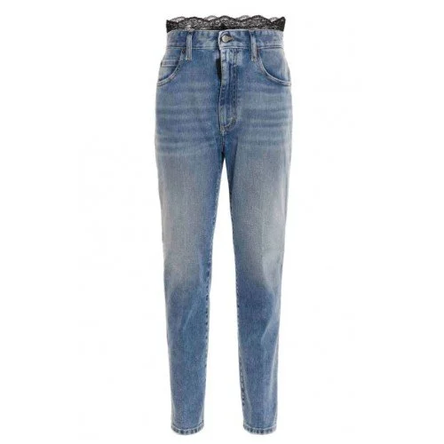 Jeans DSQUARED2, Lace Insert, Twiggy Cropped