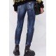 BLUGI  DSQUARED2, distressed-effect , Blue - S75LB0610S30685470