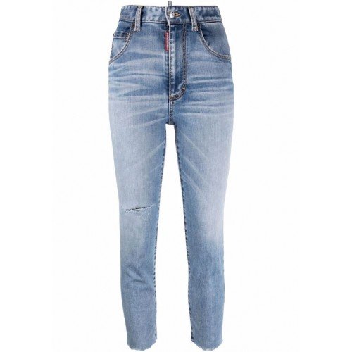 Jeans  DSQUARED2, Twiggy Light Was High Waist Cropped
