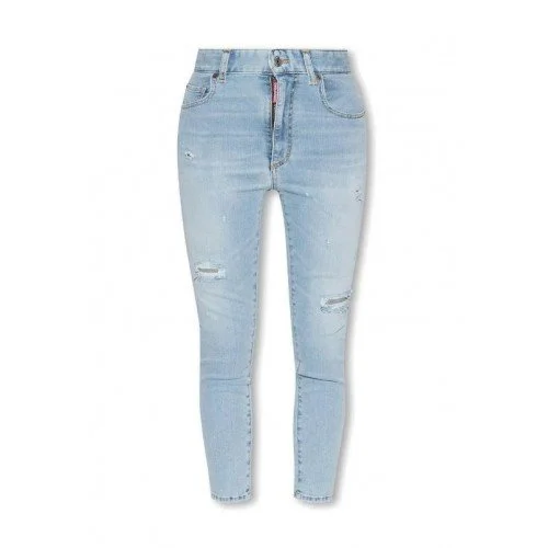 Jeans  DSQUARED2, Cropped Twiggy, Light Blue