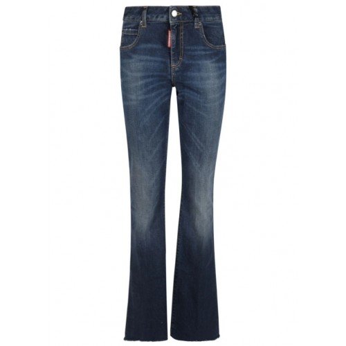 Jeans  DSQUARED2, Medium Waist Flare Jeans, Bleumarin Jeans  DSQUARED2, Medium Waist Flare Jeans, Bleumarin