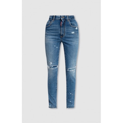 Jeans DSQUARED2,  High Waist Twiggy Jeans, S75LB0815S30816470 Jeans DSQUARED2,  High Waist Twiggy Jeans, S75LB0815S30816470