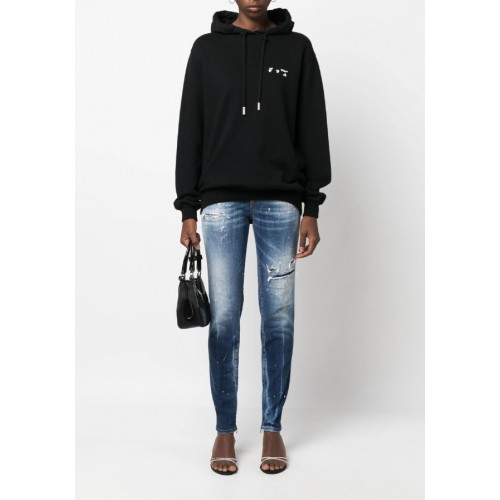Jeans DSQUARED2, High Waist Twiggy, S75LB0818S30816470 Jeans DSQUARED2, High Waist Twiggy, S75LB0818S30816470