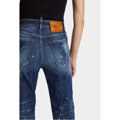 JEANS DSQUARED2, Medium Easy Wash Boston Jeans JEANS DSQUARED2, Medium Easy Wash Boston Jeans