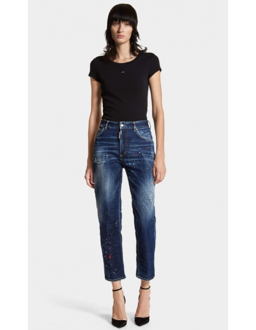 JEANS DSQUARED2, Medium Easy Wash Boston Jeans - S75LB1011S30664470 JEANS DSQUARED2, Medium Easy Wash Boston Jeans - S75LB1011S30664470