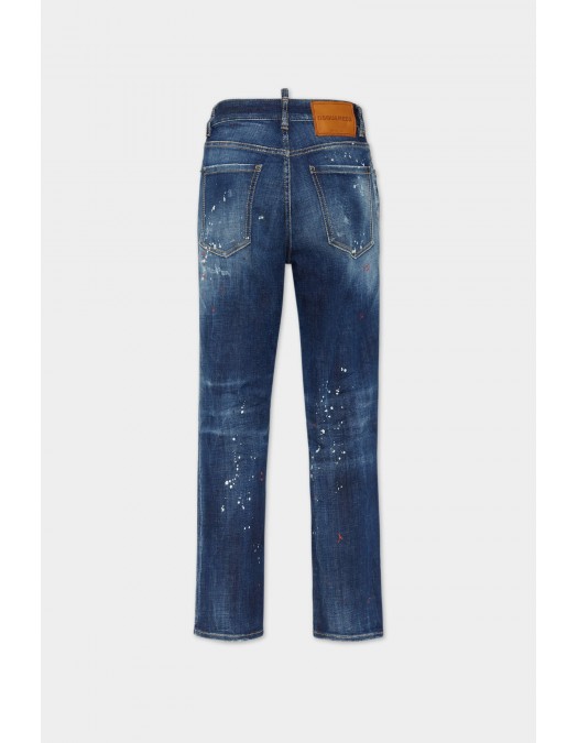 JEANS DSQUARED2, Medium Easy Wash Boston Jeans - S75LB1011S30664470 JEANS DSQUARED2, Medium Easy Wash Boston Jeans - S75LB1011S30664470