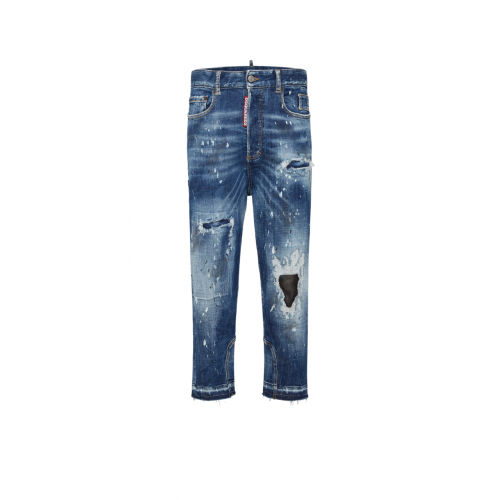 BLUGI DSQUARED2, Medium Ripped, Wash Baby Carpenter, Blue BLUGI DSQUARED2, Medium Ripped, Wash Baby Carpenter, Blue