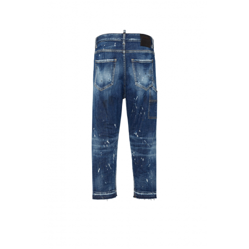 BLUGI DSQUARED2, Medium Ripped, Wash Baby Carpenter, Blue BLUGI DSQUARED2, Medium Ripped, Wash Baby Carpenter, Blue
