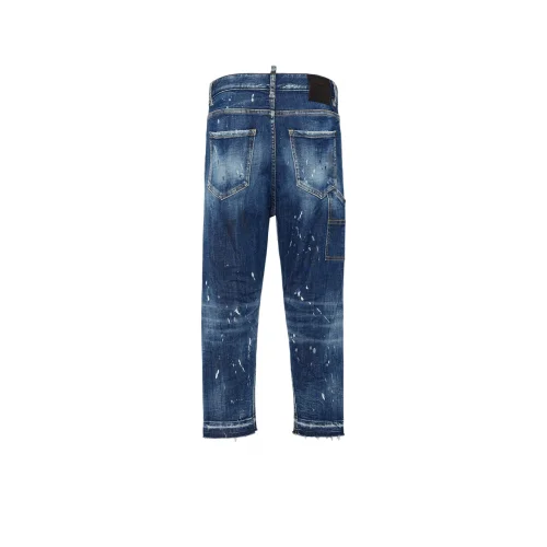 BLUGI DSQUARED2, Medium Ripped, Wash Baby Carpenter, Blue