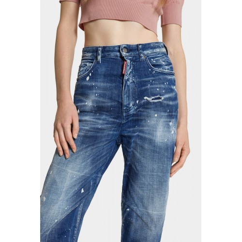 Jeans DSQUARED2, Medium Filo Blu Wash 80'S Jeans Jeans DSQUARED2, Medium Filo Blu Wash 80'S Jeans