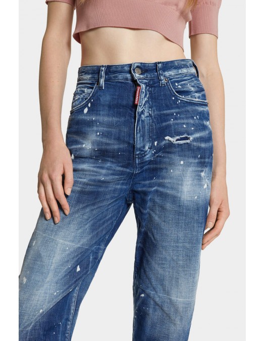 Jeans DSQUARED2, Medium Filo Blu Wash 80'S Jeans - S75LB1028S30342470 Jeans DSQUARED2, Medium Filo Blu Wash 80'S Jeans - S75LB1028S30342470